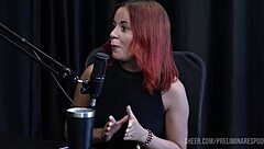 bruna ferrari shares her best moments in preliminares podcast with bia hot in part 3 all on sheer red