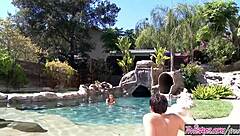 Twistys scene where brunette madison ivy gives blowjob handjob to tyler nixon with wet pussy fucking