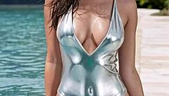 In chapter 3 of becoming a cougar, we explore practical works by the pool in part 2, with AI-illustrated leather outfits and mature vibes