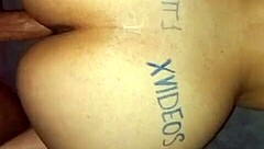 the pawg oils up her big ass for intense riding. she takes it deep in cowgirl position.