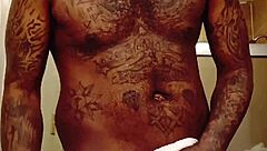 i'm warming up my tattooed body for youngstarbrazy's big black cock cum content