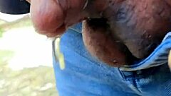 Amateur Flashes Naked Body with Big Clit and Small Cock in Public Outdoor Settings Like Beach and Garden