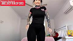 milf in sheer leggings melody radford, you getting fucked hard with big tits bouncing