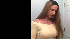 I Feel So Transformed Through This Feminization as a Sexy Ladyboy