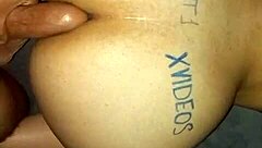 the pawg oils up her big ass for intense riding. she takes it deep in cowgirl position.