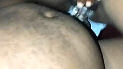 this kamba girl's creamy hairy pussy rides that kenyan dick hard until he cums