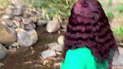 i helped this stranger girl and she wanted to head to the woods for sex with me, almost got caught 😏