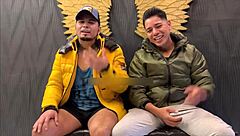 so this casual chat turns into a wild session with the big-dicked guy from the neighborhood