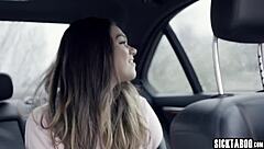 Athena Faris sexy teen 18+ gets banged hard by crazy stranger with monster big cock in hardcore action.