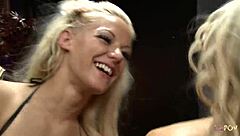 the tale unfolds with tops removed for anal fucking among big tits lesbians