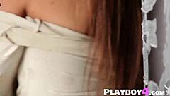 Big Tits Petite Babe Starts Outdoor Dancing Display Leading To Hot Brunette Model Tease