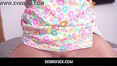 Chanel camryn boldly pranks stepbro with naked pics loving his huge cock