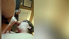 Oh man, watch Roxy Faith swallow Ian's 8-inch cock and get that facial cumshot like a slut.