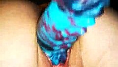 fucking my wifes shaved pussy with bad dragon gunner dildo in doggystyle at home