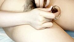 oh, sliding that long glass dildo deep into a snug and moist spot feels amazing