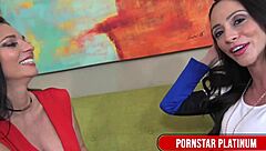 Hey, you think these brunette whores like Ariella Ferrera can handle huge dildos in their big asses while screaming in domination? Or will the curvy cougars just beg for more bisexual toy play?