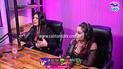 Oh man, that morena is sucking on the novinha's little tits so deliciously in this wild lesbian session!