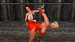 So we're getting into this ass fingering and spanking session with Lilith and Kataleena, ending with wild masturbation