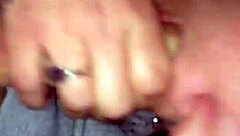 Fiery Redhead Contrasts Her Pale Skin While Deepthroating And Sucking A Throbbing Cock In Steamy Close-Up Action