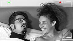 Curly French girl learns submission from disabled coach in intriguing domination roleplay with kisses