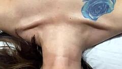 do you think this asian milf can handle double penetration with dick and dildo in homemade group fun?