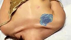 do you think this asian milf can handle double penetration with dick and dildo in homemade group fun?