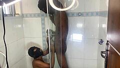 Hardcore Fucked By Monster BBC! She Deepthroats In The Shower And Moans Loud Making Neighbors Horny