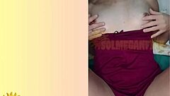 Natural Redhead Shares Oily Moments on Video Call with Sol Megan Fire