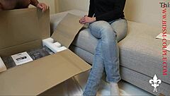 Man Experiences Intense Sessions in a Cage with Femdom Machines Dominating His Body