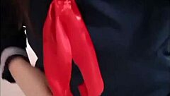 oh wow, this cachonda latina teen is showing off her small tits in homemade style