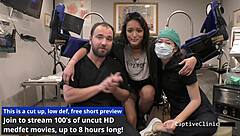 Dominating channy crossfire in pigtails with bdsm handcuffs and pussy spreading in protester scene