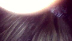 blonde bbw giving sloppy blowjob to big black cock, she's fat and loves that monster cock action