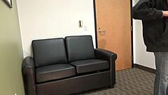 Carrie B Casting: Blonde Slut Deepthroats And Gags On Cock In Hardcore Interview