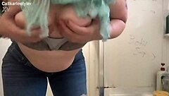 i'm just feelin' myself up with these big tits, ya know