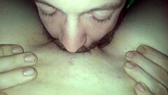 He started with deepthroat on his fat girlfriend. Then moved to rough anal and pussy fucking in homemade style.