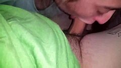 He started with deepthroat on his fat girlfriend. Then moved to rough anal and pussy fucking in homemade style.