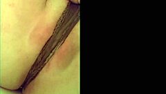 cute girl soaking her soft panties