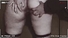 wtf this girl in skirt and fishnet stockings is fucking and getting creampie in elevator