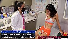 Examine My Hooters - Aria Nicole Gets Naughty in Hospital Fetish Scene with Toys