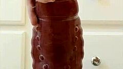 trying out xl flint and sleipnir toys while using a condom for safety