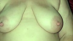 milf gives footjob with cum in tent during wild camping adventure