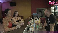 Why German Mom And Daughter Fuck Together In Club Threesome?