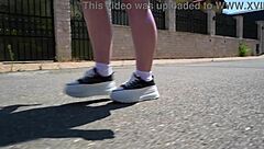 Red-haired petite slut pixxxie takes first dvp from huge black cocks in double vaginal penetration with gaping asshole and cumshot.