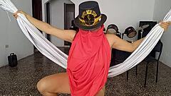 I dressed up as a submissive Indian and masturbated my tight slut pussy.