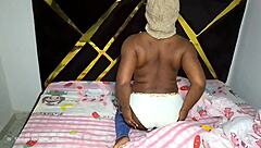 Horny Curvy Ebony Girl Masturbating Her Big Ass And Having Fun