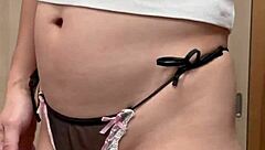 hey, check out this fun setup with bloomer-chan in a bunny anal plug and sexy lingerie plus nipple accessories for some playful vibes