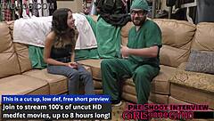 i watched doctor tampa sound aria nicoles shaved pussy in the hospital exam room close up