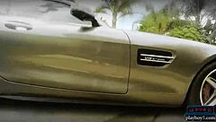 Ever Wonder How Playboy Babes In Bikinis Make Washing A Mercedes AMG GT So Tempting Outdoors?