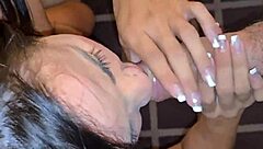 the brunette latina with big tits and ass took a monster cock for intense anal fucking in rj.