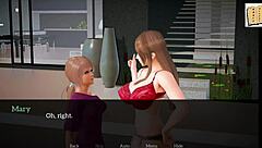 Why does this blonde ride that massive cock in erotic cowgirl while redhead watches the homemade game?